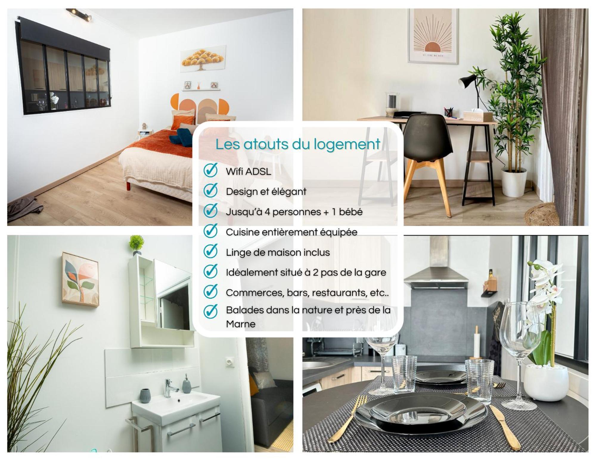 Le Cocon Douillet - 5" De La Gare - Wifi - Acces Direct Paris & Disneyland Jouarre Zewnętrze zdjęcie