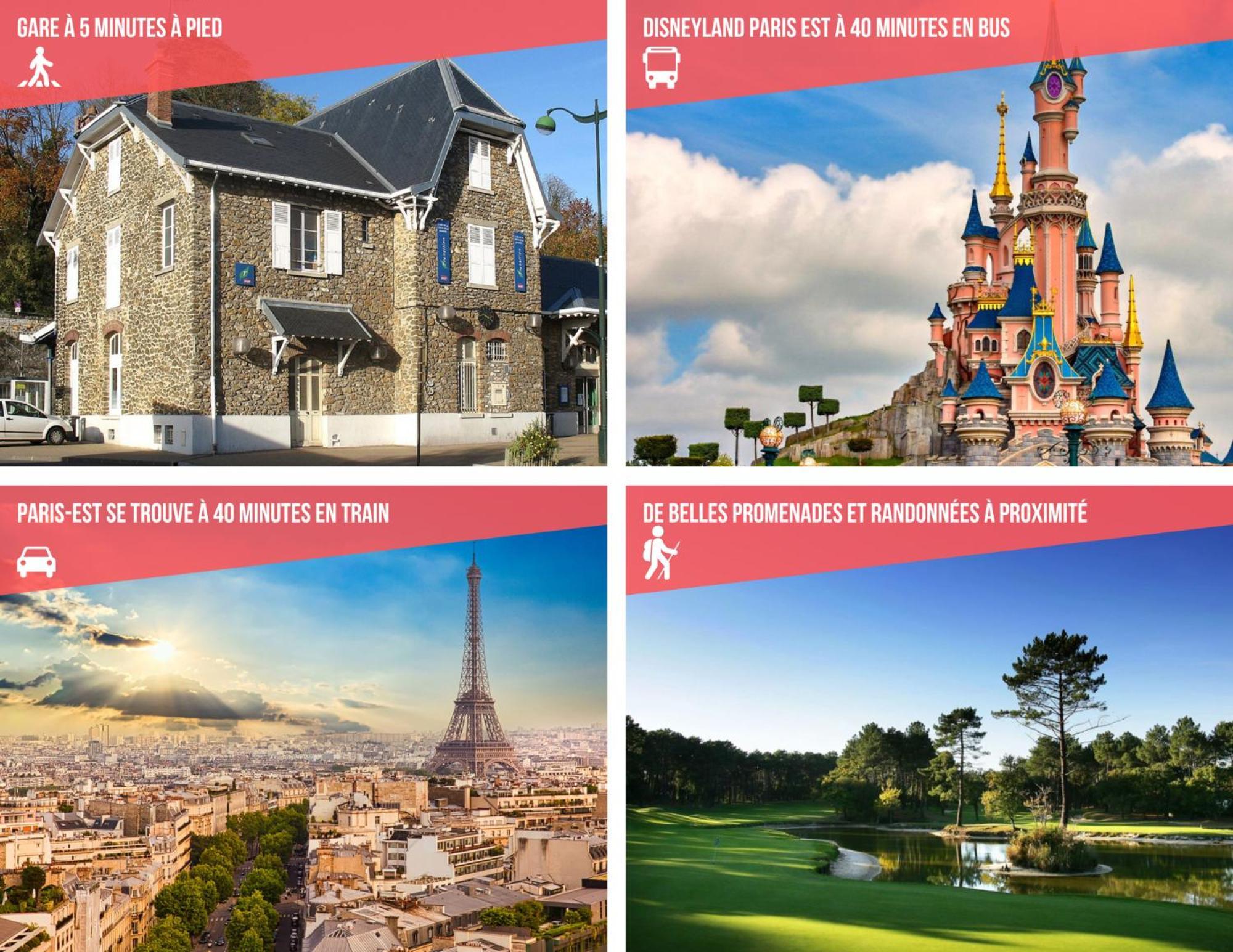 Le Cocon Douillet - 5" De La Gare - Wifi - Acces Direct Paris & Disneyland Jouarre Zewnętrze zdjęcie
